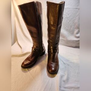 J Jill tall leather riding boots sz‎ 8.5M